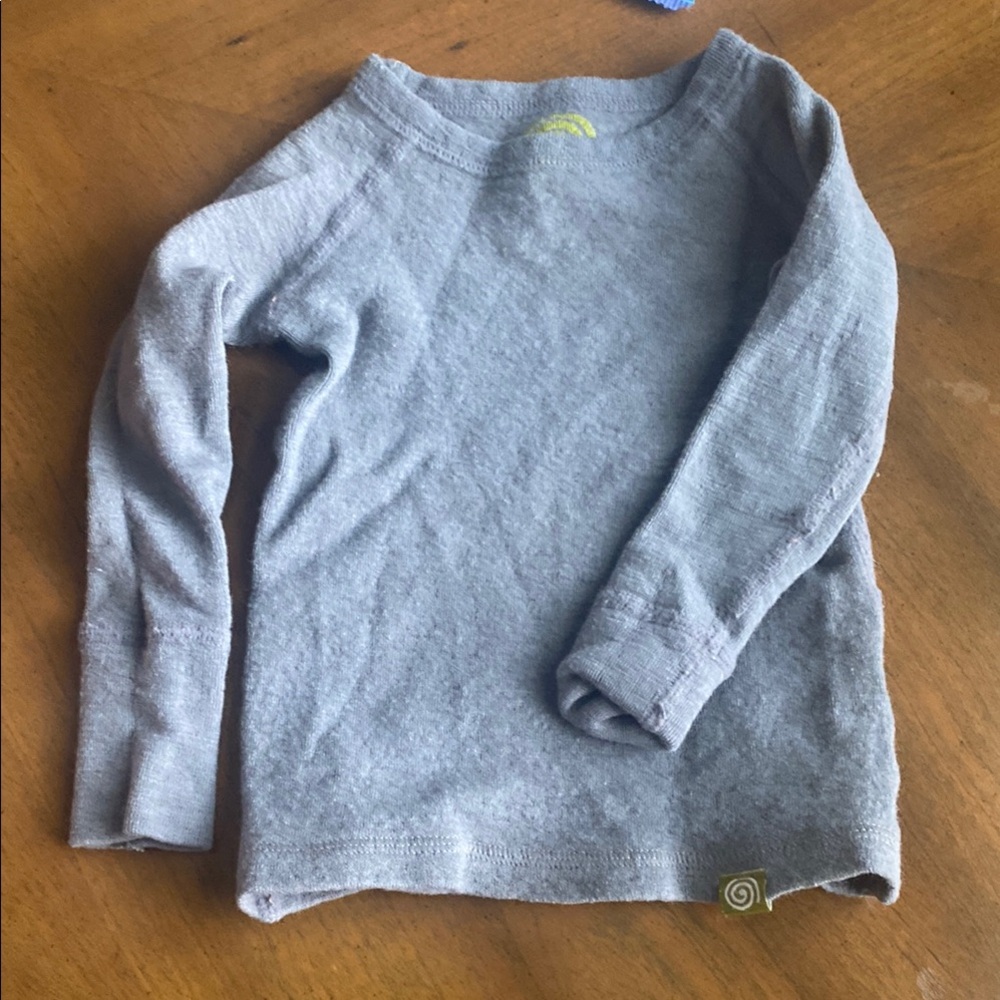 Nui Gray Crew Neck Sweater Versatile Cotton Blend
